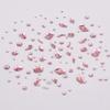 Tisslan 820pcs Pink Flatback Nail Art Shape Rhinestones Mixed Size 1.5-5mm Round Glass Nail Crystals Diamonds Stones Gems for Nail Art Makeup Clothes Shoes Crafts view 4
