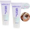 MEICOLY 2pcs Clear White Face Body Glitter,Mermaid Face Glitter Gel,Singer Concerts Festival Rave Accessories,Chunky Sequins Glitter Face Paint for Women and Kids,Sparkling Glitter Makeup view 1