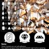 18 Styles Multi-Shaped Glass Gemstones for Nails and 6 Sizes Round Crystal Rhinestones Kit #5, Champagne Nail Art Charm Bead Manicure Decoration with Pickup Pencil and Tweezer view 2
