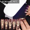 18 Styles Multi-Shaped Glass Gemstones for Nails and 6 Sizes Round Crystal Rhinestones Kit #5, Champagne Nail Art Charm Bead Manicure Decoration with Pickup Pencil and Tweezer view 4