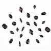 Tisslan 820pcs Mix 10 Shapes Flatback Black Nail Rhinestones Loose Round Beads Diamond Assortment Decoration Glass Charms for Nails Supply view 4