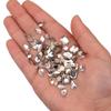 Tisslan 100pcs Flat Back Crystal Clear Glass Shape Nail Rhinestones 720pcs Loose Cystal Beads Nail Art Decoration Craft Accessory view 4