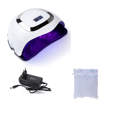 Nail Lamp 108W Used for Drying Gel Ice Polishing Lights 54 / LED Automatic Sensors 10s / 30s / 60s / 99s Tool (Color : Silvery)