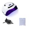 Nail Lamp 108W Used for Drying Gel Ice Polishing Lights 54 / LED Automatic Sensors 10s / 30s / 60s / 99s Tool (Color : Silvery) view 1