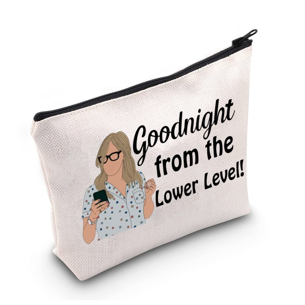 LEVLO Funny Housewives Gifts Goodnight from the Lower Level Makeup Bags Housewives Party Gifts(Lower Level)