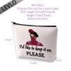 LEVLO Drag Queen Gifts I'd Like To Keep It On Please Makeup Bags TV Show Lovers Travel Bags Comedy Queen LGBTQ Gifts(keep It On) view 2