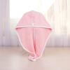 RANMO Microfiber Hair Towel Drying Wrap,Super Absorbent Women's Quick Drying Cap,Microfiber Large Hair Towel Wrap,Hair Towel wrap for Quick Dry Wet Hair, Ultra Soft for Long Hair Women,Pink view 1
