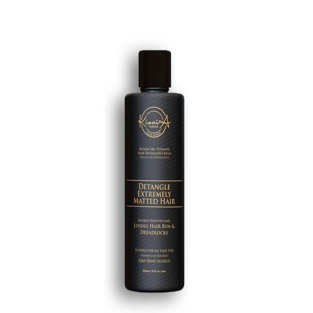 KizaiaCare Ultimate Matted Hair Detangler: Painless detangling solution for tangled, knotted, matted or dreadlocked hair. | Adults & Children Suitable for all types.