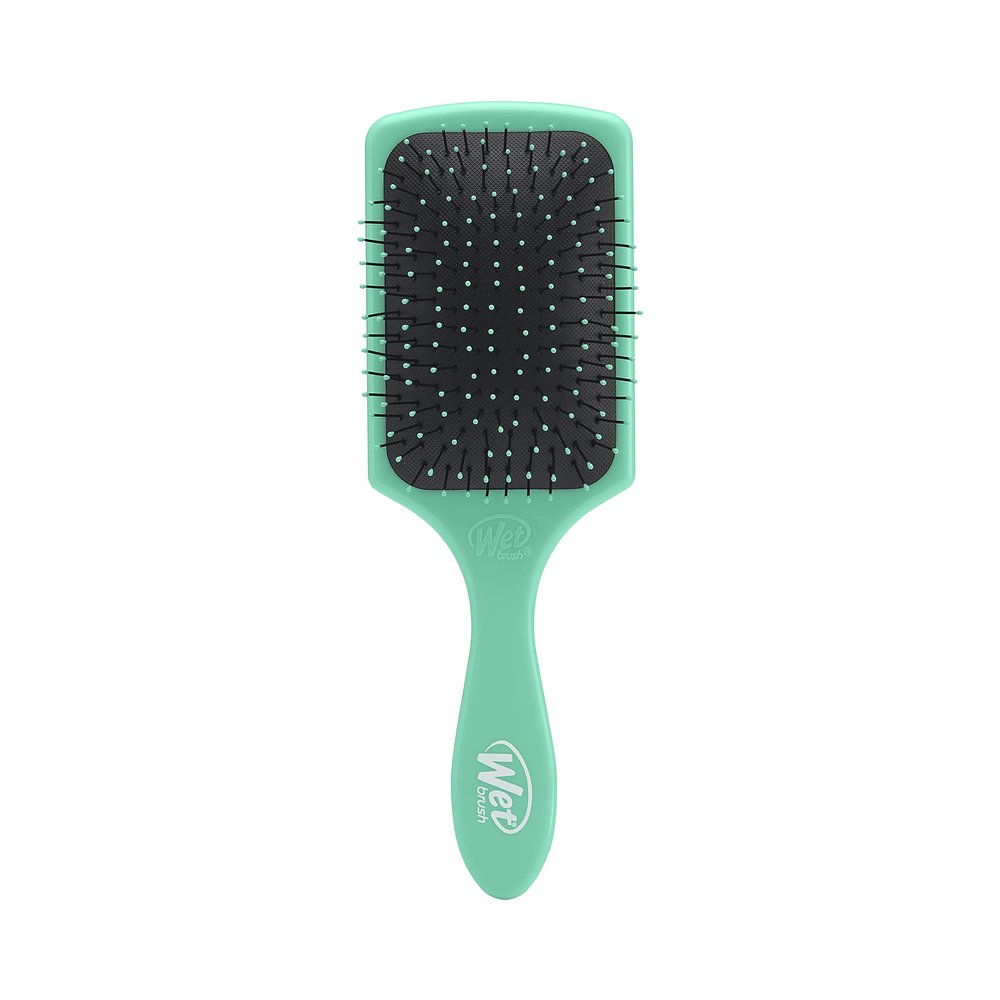 Wet Brush Paddle Detangler Hair Brush, Amazon Exclusive Aqua, Ultra-Soft IntelliFlex Bristles with AquaVent Design, Great For Treatment & Mask Application, Women, Men, Wet, Dry and Damaged Hair