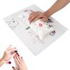 Nail Mat For Table,ANGGREK Nail Art Gliding Hand Pillow Kit Manicure Soft Rest Cushion Table Mat Set Manicure Nails Art Salon Home DIY view 2