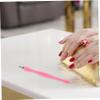 FRCOLOR 10pcs Cuticle Remover Tools Dead Skin Fork Nail Pusher for Efficient Pedicure and Manicure Non- Handle for Home and view 4
