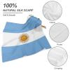 Calculay Argentina Flag Bandana Turban Headband Head Wrap Square Wristband Decorative Hair Accessories 25"x25" view 4