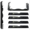 Iconikal Folding Pocket Eyebrow Brush & Comb Tool, Black, 6-Pack view 1