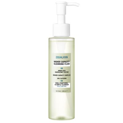 EqualRXN Higher Capacity Cleansing Fluid - Gentle Water-Based Facial Cleanser with 10% Glycerin & Calming Complex for Sensitive Skin