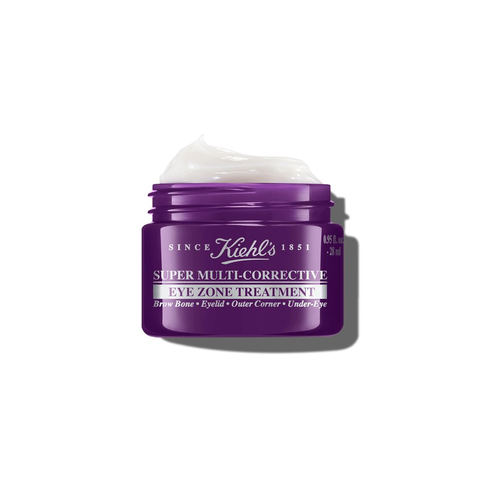 Kiehl's Super Multi-Corrective Eye Cream, Anti-Aging Cream that Lifts Brow Bone Area, Smooths and Firms Eye Lids, Bilberry Seed Extract and Collagen Peptide for Smoother Looking Skin - 0.95 fl oz