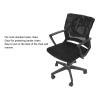 Yosoo Hairdresser Barber Chair Cover Chair Back Cover Wrap Oxford Fabric Chair Cover Black Back Protective Cover for Beauty Salon view 3