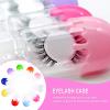 Beavorty 30pcs Ice Cream Shaped Eyelash Storage Boxes Portable Containers for False Lashes Easy to Open and Close for Makeup Artists and Personal Use Colors view 2