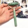 cn herb Lushan Green Jade Roller Facial Massager Lifting Firming Facial Massager view 2