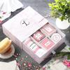 Spa Gift Set 100% Natural, Gift Box Includes: Bath Bomb, Bath Salt, Hand Soap, Scented Candle, Face Cloth and Gift Box. Best Gift for Her. (Rose) view 2