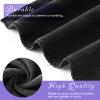 Macarrie 48 Pcs Makeup Towels Gifts Bulk for Women Valentine's Day Teacher Employee 12 x 12 Inch Make up Cloth Microfiber Wash Reusable Remover Face Skin Cleaning Soft Absorbent Spa Facial(Black) view 3