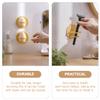 Homoyoyo 3 Pcs Beauty Egg Storage Rack Easter Egg Display Shelf Powder Puff Holder Sponge Rack Sponge Drying Makeup Holder Carbon Steel Makeup Brush Mix view 2