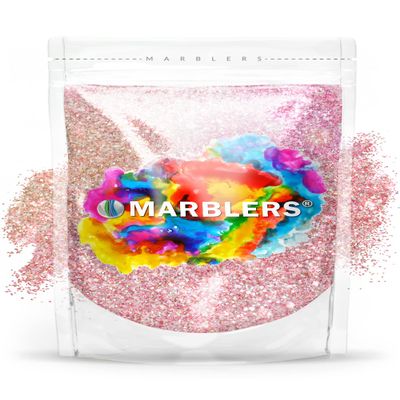 MARBLERS Holographic Glitter [Unicorn Pink] 3oz (85g) | Fine | Non-Toxic, Vegan, Cruelty-Free | Face, Body, Eyeshadow, Hair, Festival, Party Makeup | Nail Art, Polish | Resin, Tumbler, Slime, Craft