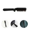 KALLORY 2pcs Folding Beard Grooming Brush Boar Bristles Travel-sized Beard Straightening Tool for Easy Styling and Maintenance The Go view 2