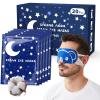 20 Packs Men's Steam Eye Mask,Heated Eye Mask for Dry Eyes Dark Circles Puffy Eyes,Disposable SPA Warm Compress,Travel Essentials & Relaxation Gifts for Men|Teacher|Dad|Boyfriend|Family(Unscented) view 1