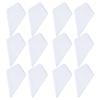 10 Pack White Cotton Scrunchies 12 Pcs White Bandana for Tie Dye Party Supplies view 3