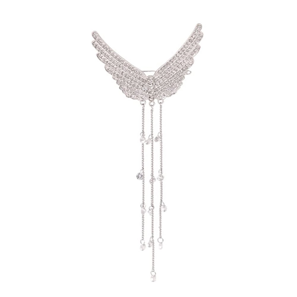 Fairy Tale Jewelry Diamond Examine's Dazzling Flashing Princess Jewelry Hair Grabbing Fairy Girl Girl Heart (wing Hairpin) Small