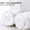 Shimeyao 40 Pack Bleach Proof Towels Microfiber Absorbent Resistant Hair Hand Towels Bulk Quick Dry for Barber Gym Bath Spa Shaving (White,16 x 29 Inch) view 3