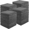 Shimeyao 40 Pack Bleach Proof Towels Microfiber Absorbent Resistant Hair Hand Towels Bulk Quick Dry for Barber Gym Bath Spa Shaving (Grey,16 x 29 Inch) view 1