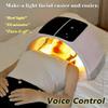 LED Light Skin Care Therapy Machine, Photon Facial Rejuvenation Device 7 Colors, LED-Face-Mask-Light-Therapy, Red Light Therapy for Face Folding Design Salon and Home Use, Gifts for Women, White view 2