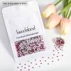 Beadsland 2880pcs Flat Back Crystal Rhinestones Round Gems for Nail Art and Craft Glue Fix, Fuchsia,SS10,2.7-2.9mm view 4