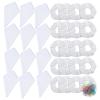 20 Pack White Cotton Scrunchies 12 Pcs White Bandana for Tie Dye Party Supplies view 1