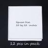 20 Pack White Cotton Scrunchies 12 Pcs White Bandana for Tie Dye Party Supplies view 3