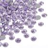 Beadsland 2880pcs Flat Back Crystal Rhinestones Round Gems for Nail Art and Craft Glue Fix, Violet,SS10,2.7-2.9mm view 1