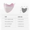 OHRAIN Blush Breathable Face Covering, Anti-UV UPF 50+ Reusable Mask, Eye Protection Sunscreen Washable Sports Face Cover for Women Purple view 2