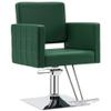 BarberPub Salon Chair for Hair Stylist, Hydraulic Stylist Chair, Adjustable Height, PVC Leather, 360 Degrees Swivel, Barbershop, Home Salon, Adult 8821 (Green) view 1