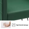 BarberPub Salon Chair for Hair Stylist, Hydraulic Stylist Chair, Adjustable Height, PVC Leather, 360 Degrees Swivel, Barbershop, Home Salon, Adult 8821 (Green) view 4