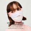 OHRAIN Blush Breathable Face Covering, Anti-UV UPF 50+ Reusable Mask, Eye Protection Sunscreen Washable Sports Face Cover for Women Orange view 4