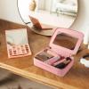 Aveniee Clear Makeup Bag Organizer,Large Travel Toiletry Bag for Women, Waterproof Cosmetic Pouch with Zippers,Car Organizers and Storage Case for Accessories,Pink view 4