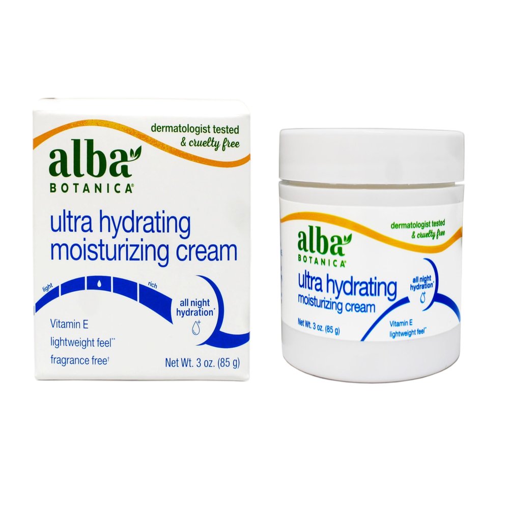 Alba Botanica Hawaiian Moisture Cream Smoothing Jasmine and Vitamin E - 3 oz