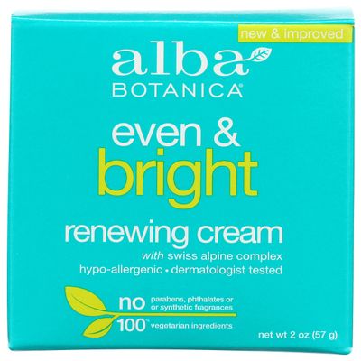 Alba Botanica Even & Bright Renewing Cream - 2oz