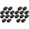 KALLORY 20pcs Hair Removal Neck Duster Sponge Brush for Hair Cutting Gentle Skin for Barbers and Stylists for Removing Unwanted from Neck and Face view 1