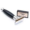 FREED Double Edge Razor,single blade razor,Aluminum alloy handle paired with a textured matte black finish,10 Japanese 6cr13 Stainless Steel Blades,It's the best gift for men,fathers,or birthdays view 2