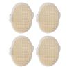Sisal Bath Sponge4Pcs Exfoliating Shower Sponge, Easy Cleaning Quick Drying Exquisite Body Scrubber view 1