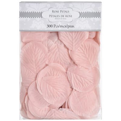 Blush Pink Flower Fabric Petals - 2" (6 Packs of 300) - Elegant Wedding & Event Decor, Delicate Aroma, Stunning Visual Display (1800 Pcs.)