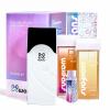 Waxfans Roll on Wax Kit, Hair Removal Waxing Kit, Wax Roller for Larger Areas of the Body, Home Waxing Kit for Women and Men, Sensitive Skin Friendly (White) view 1