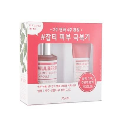 APIEU Wild Mulberry Blemish Ampoule 50ml + Cream 22ml Set